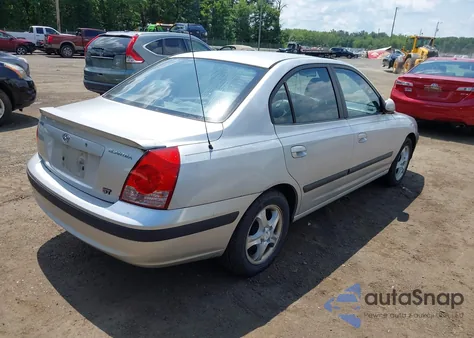 2005 Hyundai Elantra Gls/Gt из США, поврежденный, VIN KMHDN46D75U006667